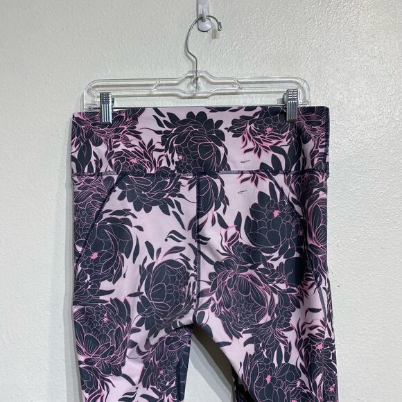 Fabletics Illustrative Peony Define PowerHold High-Waisted 7/8 Leggings Sz L - Picture 8 of 12